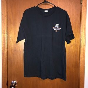 Harley Davidson 50th Anniversary Casual Retro Graphic Tee Size XL
